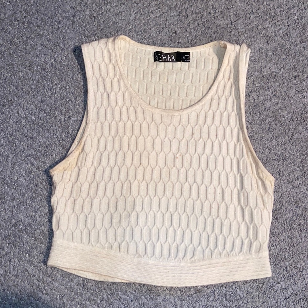 Rehab Beige Crop top